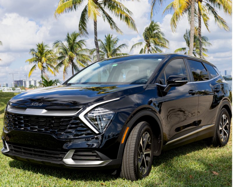 audi negro Ebes Alquiler de coches en Miami